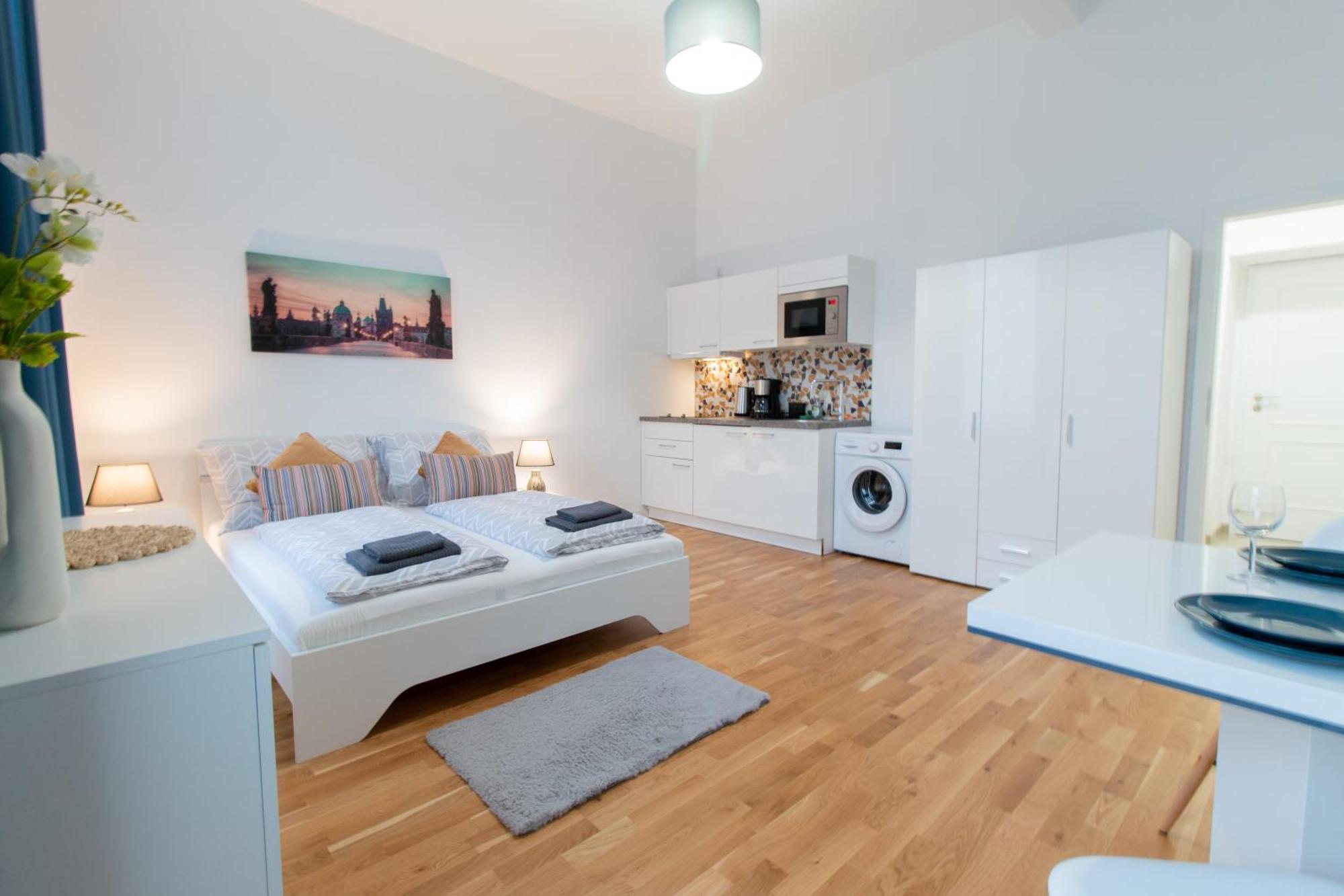 Washingtonova Cr Apartments براغ المظهر الخارجي الصورة