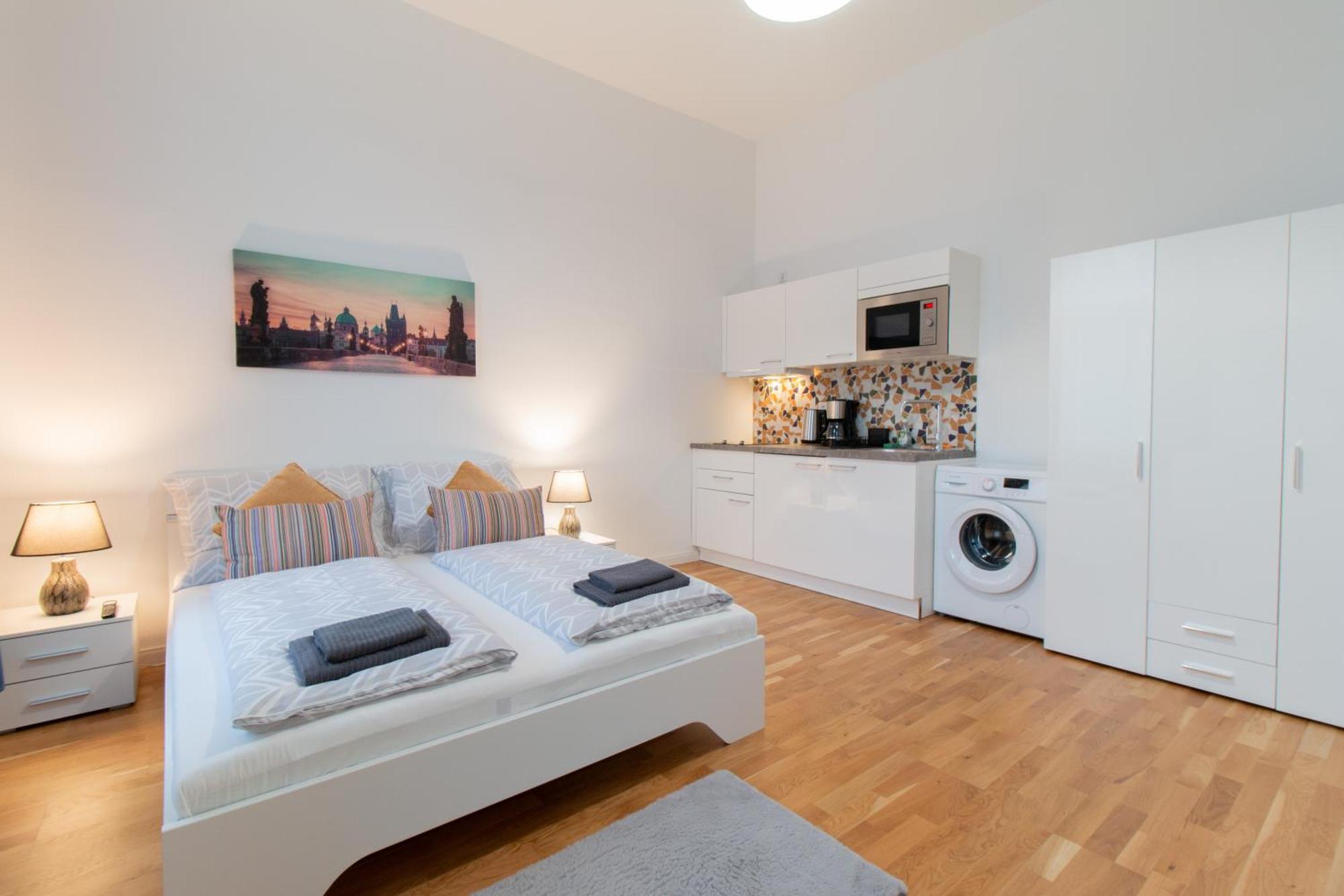 Washingtonova Cr Apartments براغ المظهر الخارجي الصورة